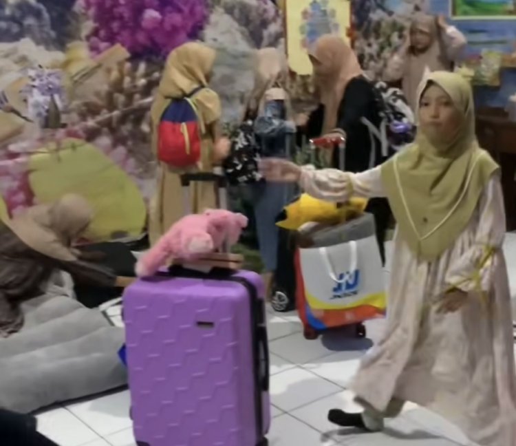 bocil ini ikutan Pesantren ramadhan