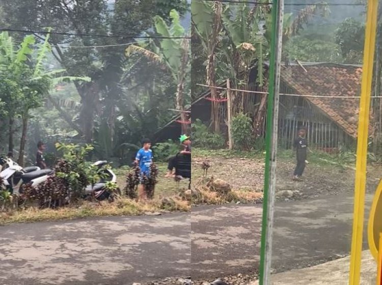 Viral! Momen Haru Bocah Tak Diajak Teman-temannya di Kabandungan, Sukabumi