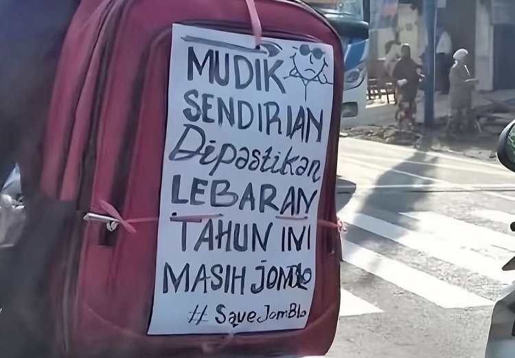 Serba-serbi Mudik 2025 Ini Tulisan Unik di Motor Para Pemudik