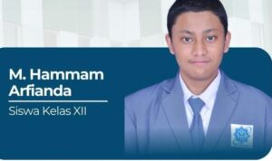Hammam Arfianda, siswa kelas 12 MAN Insan Cendekia Serpong yang mendapat tawaran penerimaan dari 13 universitas bergengsi dunia.