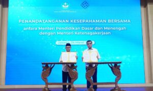 Penandatanganan kerja sama Kemendikdasmen