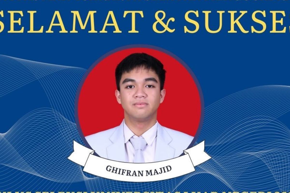 Ghifran Majid, siswa MAN 4 Jakarta diterima 13 kampus luar negeri.