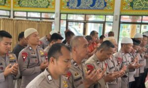 Brimob Polda Sumut Gelar Salat Gaib untuk Anggota Polri yang Gugur