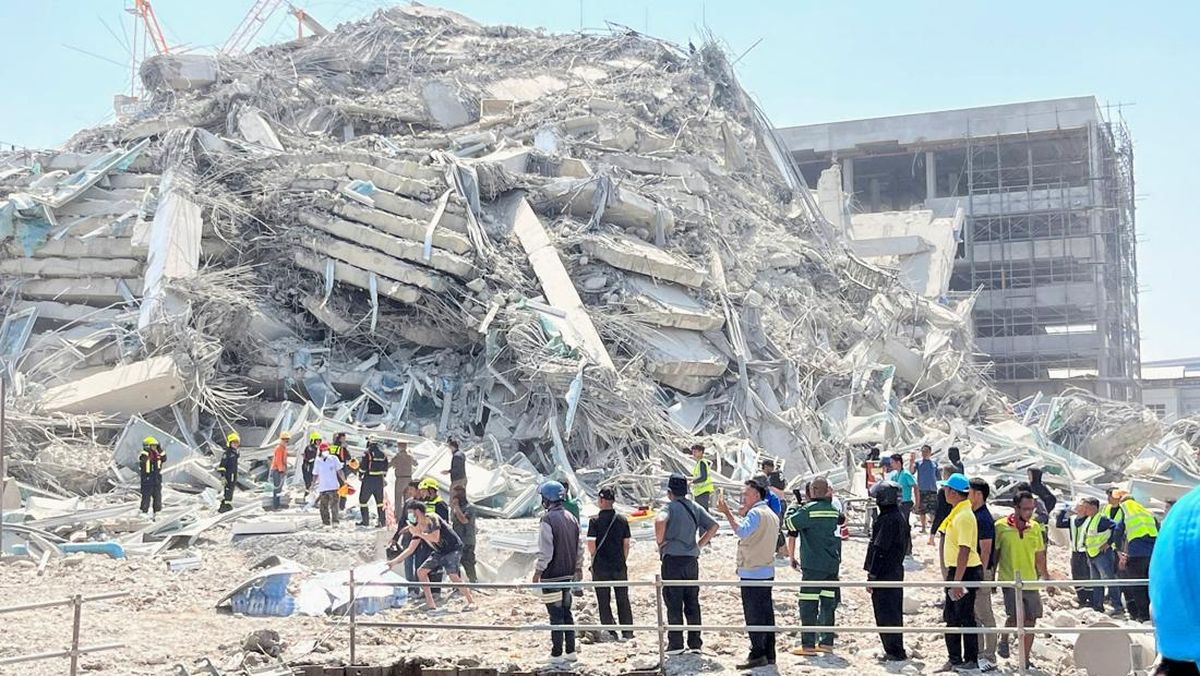Gempa Dahsyat Myanmar Magnitudo 7,7 Renggut 1.644 Nyawa