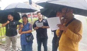 HP Korban Dugaan Pembunuhan Diduga Digelapkan Juper Polsek Sunggal, Orang Tua Korban Demo