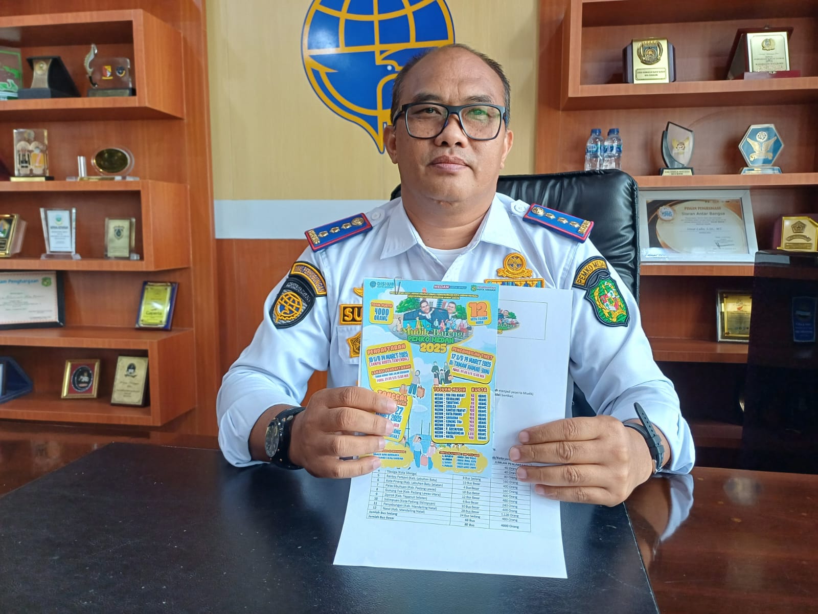 Oleh Kadis Perhubungan Medan Suriono. BP/erwan