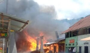 Kebakaran Hebat di Jalan Mangga, 28 Rumah Hangus Terbakar