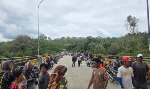 Kepala Desa Liang Pematang Hilang di Jembatan Lau Luhung, Pencarian Masih Berlanjut