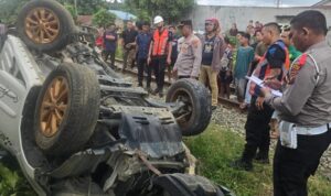 Kereta Api Tabrak Mobil di Asahan, Satu Keluarga Tewas di Tempat