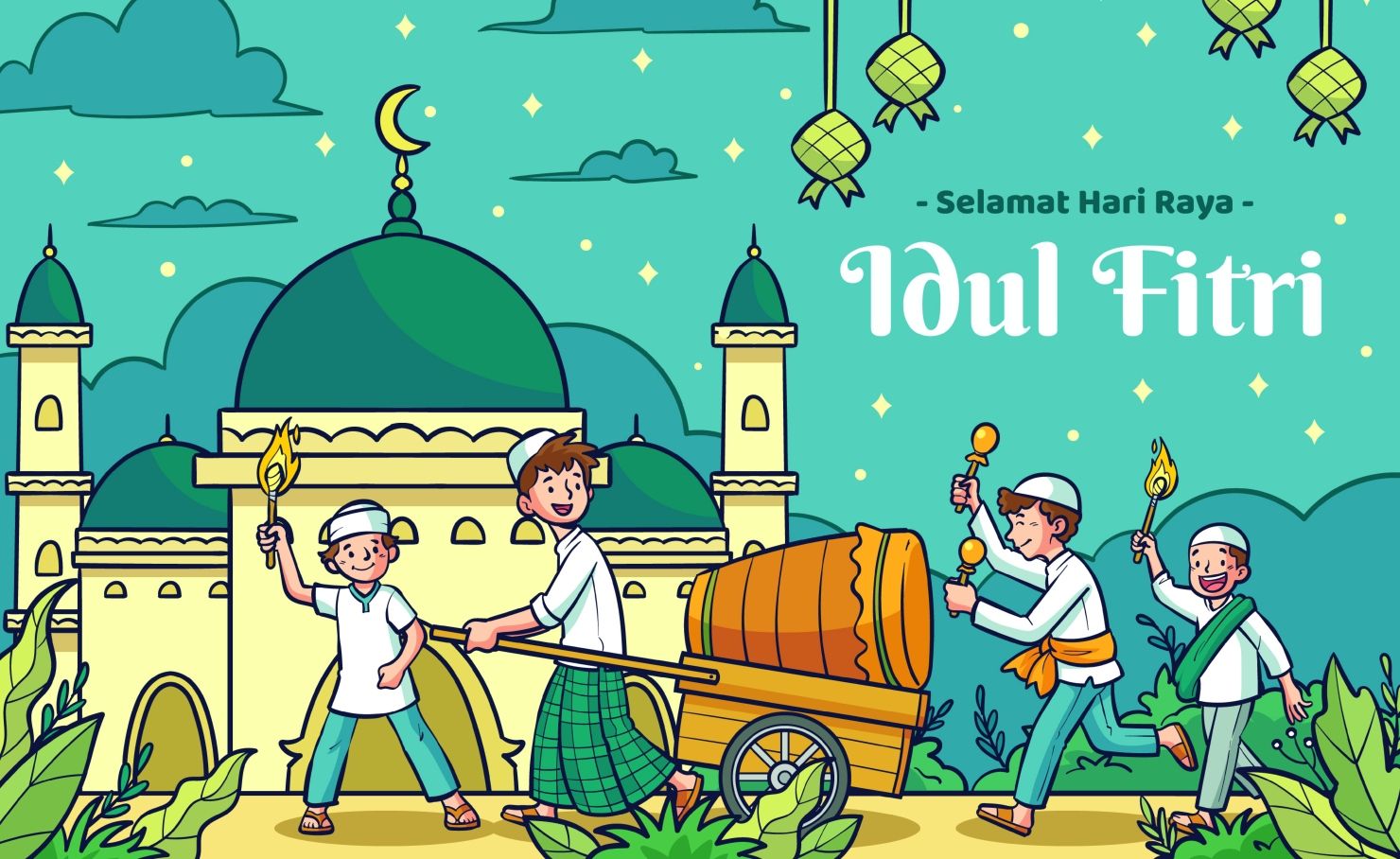 Kumpulan Ucapan Selamat Idul Fitri 2025 dalam Bahasa Arab, Inggris, dan Indonesia