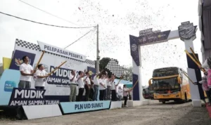 PLN UID Sumut Berangkatkan 576 Pemudik dalam Program Mudik Bersama BUMN 2025