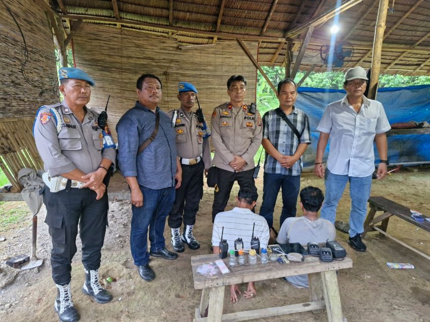 Polsek Pancur Batu Gerebek Sarang Narkoba, Dua Pengguna Diamankan