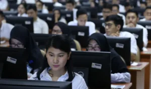 Suasana seleksi CPNS