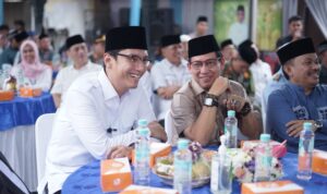 Wali Kota Medan Rico Waas saat safari Ramadhan pertama di masjid Al Iklasiyah Medan, Rabu (5/3/2025). BP/erwan