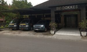 Kantor Kabid Dokkes Polda Sumut yang dikunjungi Wakil Ketua DPRD Sumut Ihwan Ritonga tak sampai 15 menit.(harianbatakpos.com).