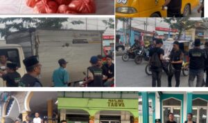 Foto saat pembagian Takjil BAKOPAM Sumut