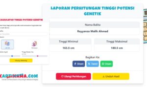 Cara Memprediksi Tinggi Badan Anak dengan Kalkulator TPG