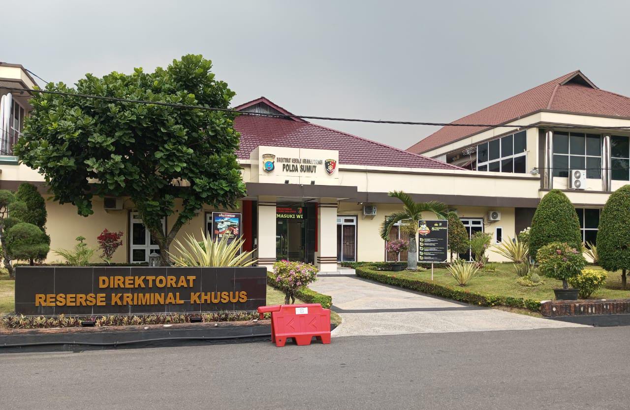 Kantor Direktorat Reserse Kriminal Khusus Polda Sumut.(Istimewa).