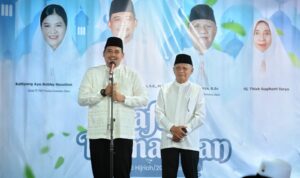 Gubsu dan Wagubsu dalam kegiatan safari ramadan.(Istimewa)