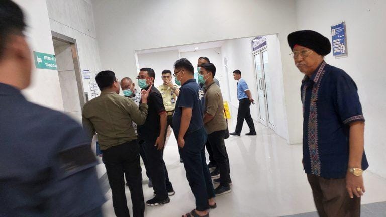 Komisi IV DPRD Medan saat berkunjung ke RS Mitra Sejati, Kecamatan Medan Johor. BP/ist