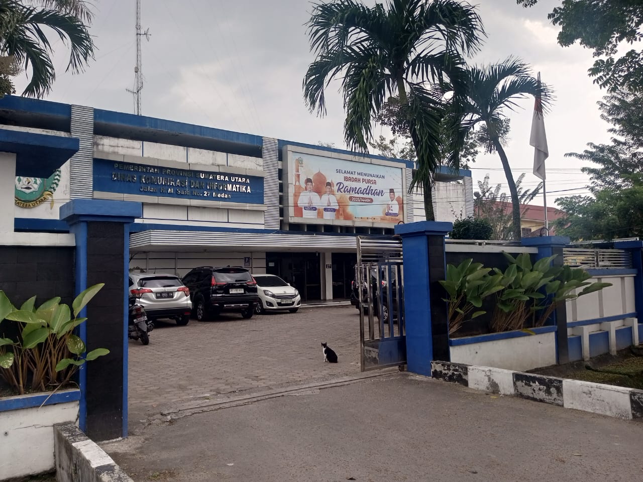 Kantor Dinas Kominfo Sumut.(Istimewa).