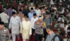 Wagubsu Surya menghadiri Safari Ramadan bersama Kapolri Jenderal Pol Listyo Sigit Prabowo di Medan.(Istimewa)