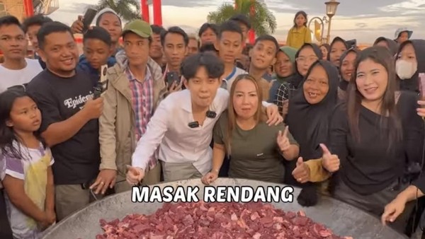 Willie Salim Dilaporkan ke Polda Sumsel Usai Konten 200 Kg Rendang Viral