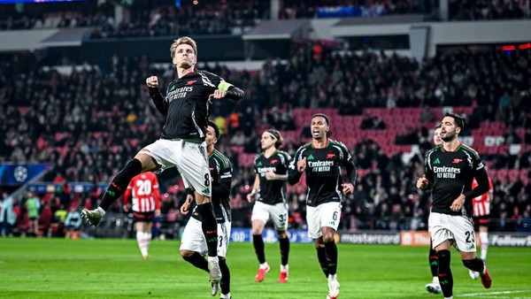 Prediksi Skor Arsenal vs PSV Eindhoven, Liga Champions 2025, 13 Maret 2025