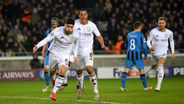 Prediksi Skor Aston Villa vs Club Brugge, Liga Champions 2025, 13 Maret 2025