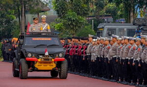 Polda Sumatera Utara melaksanakan Apel Gelar Pasukan 'Operasi Ketupat Toba 2025' dalam rangka pengamanan Hari Raya Idul Fitri 1446 H.