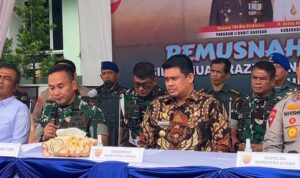 Pomdam I/BB Gerebek Lokasi Judi dan Narkoba di Sumut