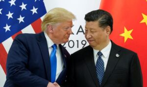 Presiden Amerika Serikat Donald Trump dan Presiden China Xi Jinping (detik.com)