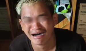 Momen preman Garut menangis di kantor polisi (detik.com)