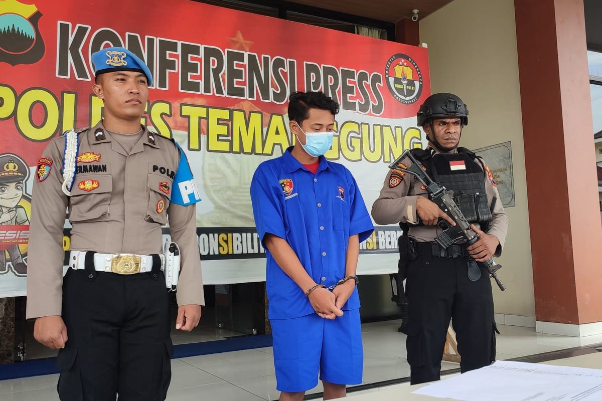 Ardi, pelaku upaya pencurian dengan modus menutup mata pengemudi Maxim pakai sambal (kompas.com)