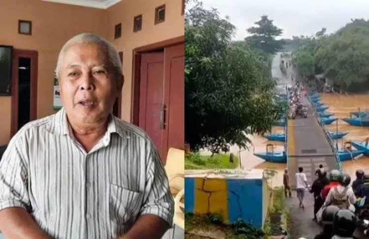Jembatan Penyeberangan Perahu Haji Endang (kompas.com)
