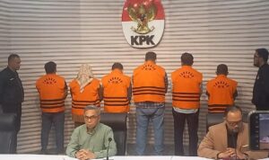 KPK tetapkan enam orang sebagai tersangka usai kegiatan operasi tangkap tangan (OTT) di Kabupaten Ogan Komering Ulu (kompas.com)