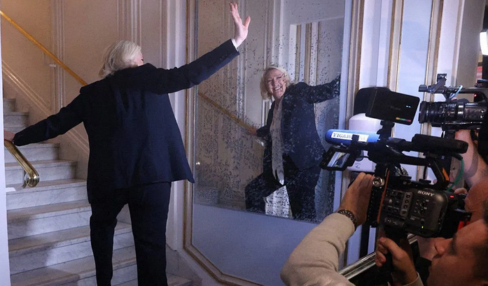 Marine Le Pen, calon dari partai Reli Nasional kanan Prancis untuk pemilihan presiden Prancis 2022