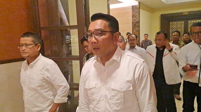 Ridwan Kamil menjelang deklarasi maju Pilkada Jakarta 2024 di Hotel Sultan, Jakarta