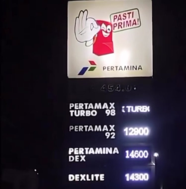 Viral! Dugaan Perubahan Tidak Senonoh pada Papan Informasi SPBU Pertamina