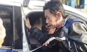 mobil polisi mengalami kecelakaan (lambeturah.co.id)