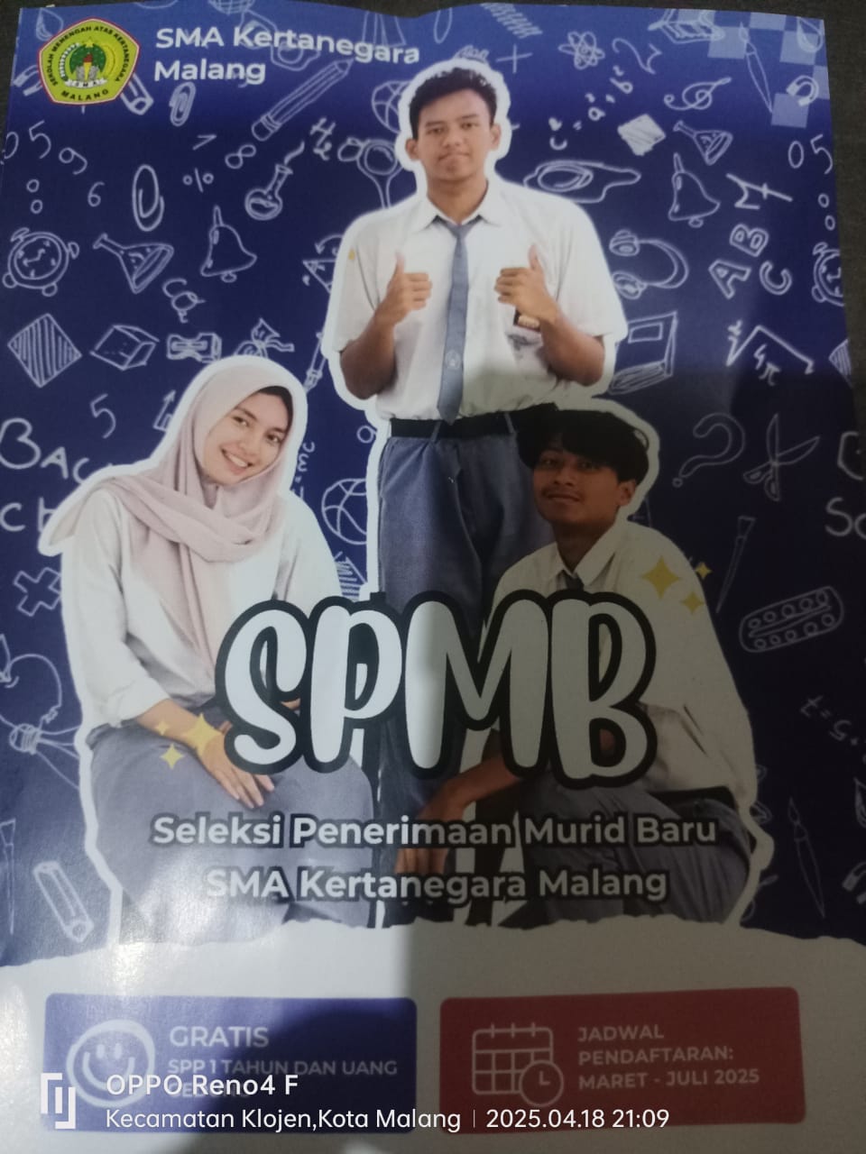 Ilustrasi penerimaan siswa baru (kompas.com)