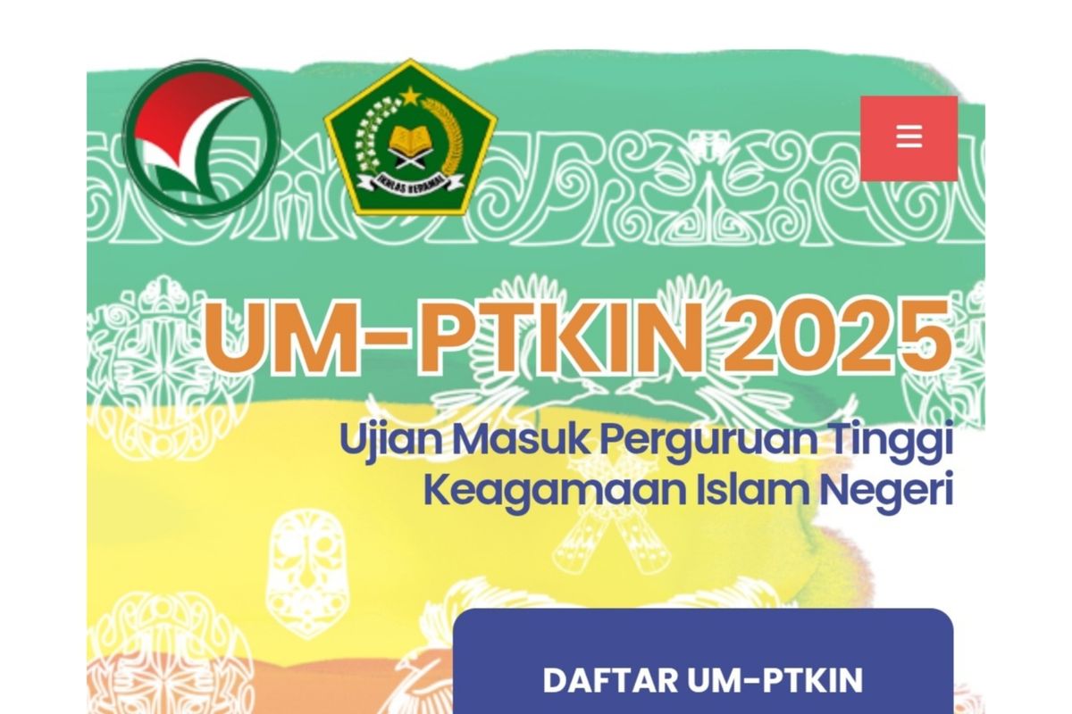 Pendaftaran UM-PTKIN 2025 (kompas.com)