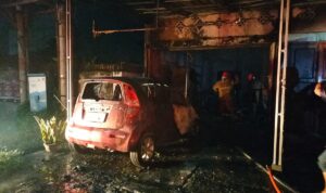 Kebakaran Ruko di Tebing Tinggi Akibat Parfum Laundry, Dua Orang Alami Luka Bakar