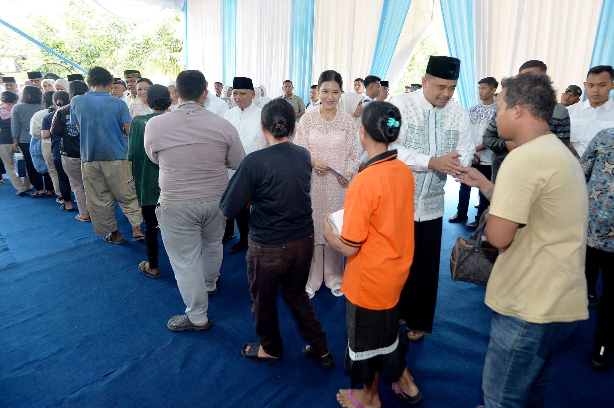 Open House Gubernur Sumut Bobby Nasution Sambut Warga di Idul Fitri 1446 H