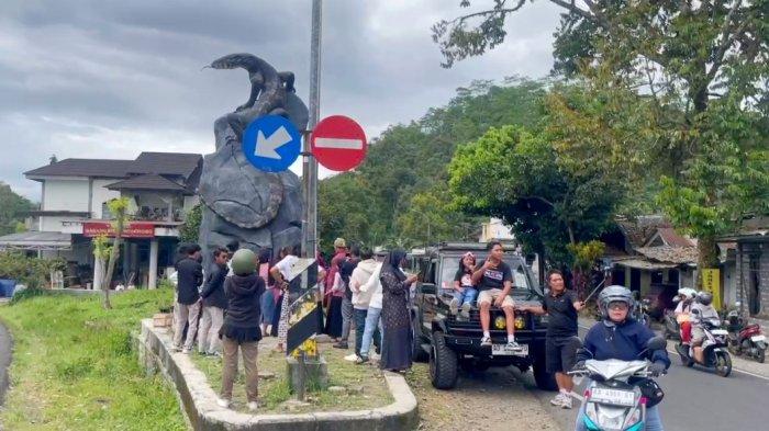 Patung Biawak Menjadi Ikon Baru di Wonosobo, Viral dan Ramai Dikunjungi Wisatawan