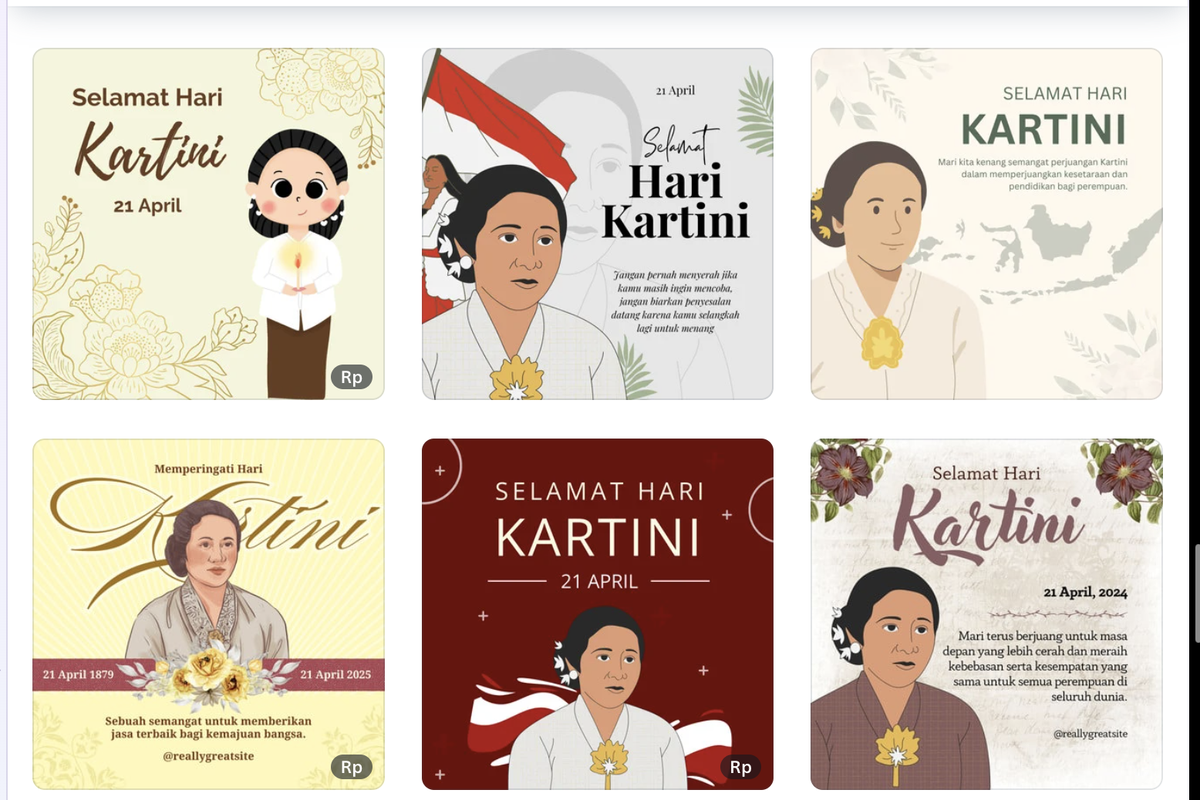 Poster Hari Kartini 2025, Unduh dan Bagikan di Media Sosial