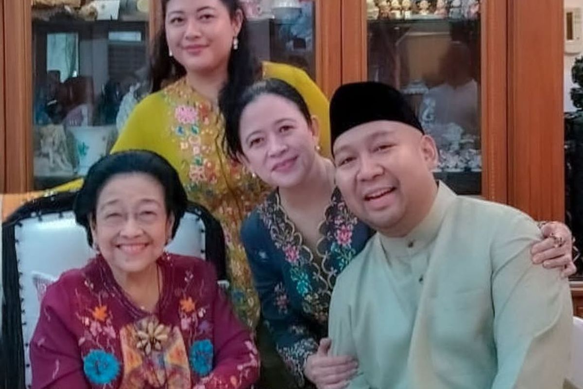 Puan Maharani Unggah Momen Silaturahmi Lebaran Bersama Didit Hediprasetyo dan Megawati