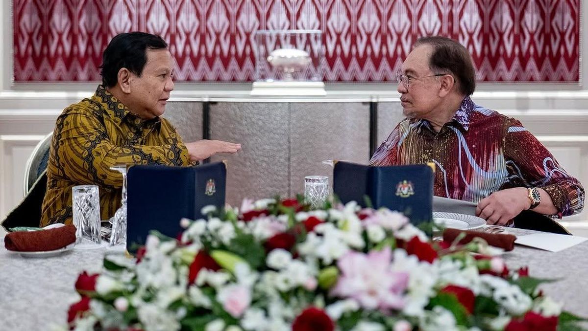 Silaturahmi Lebaran, Presiden Prabowo Subianto Temui PM Malaysia Bahas Isu Penting ASEAN