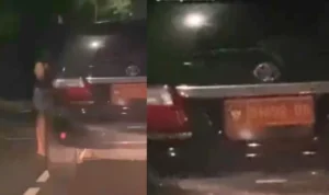 Viral Video Mobil Dinas Kemhan Berhenti di Pinggir Jalan, Diduga Sewa PSK