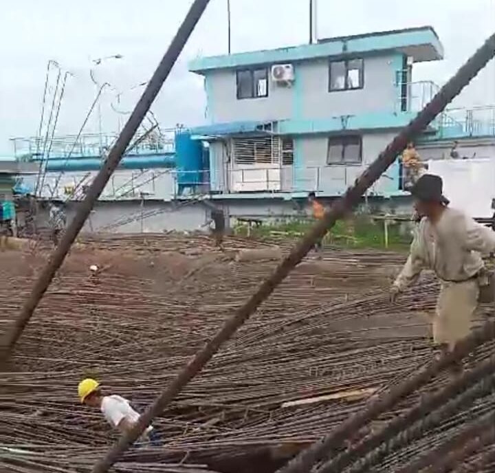 Pembangunan Gedung Uprating IPA Sunggal berbiaya Rp61,38 miliar diduga asal jadi. (BP/ist)